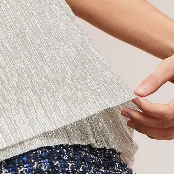 Anthropology shimmer smocked tank - Picture 13 of 16